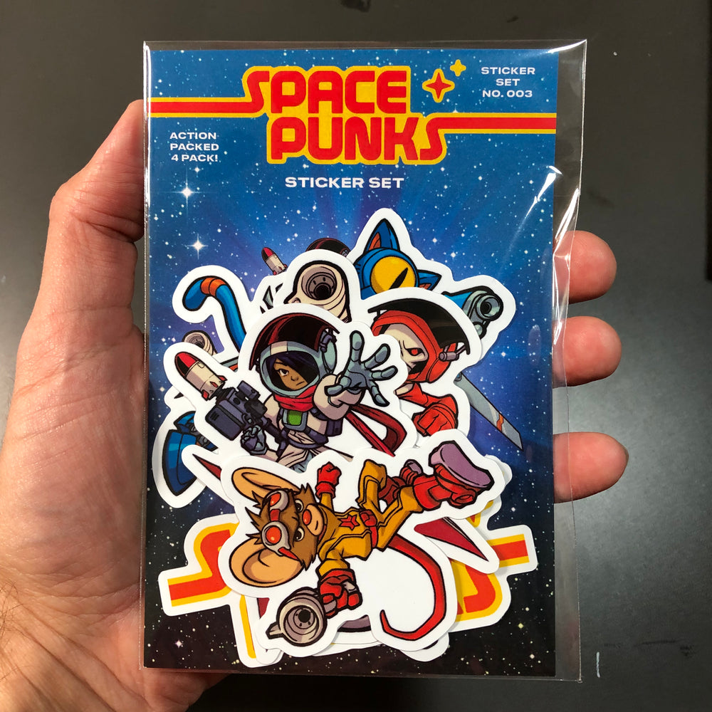 Sticker Set 003 - Space Punks