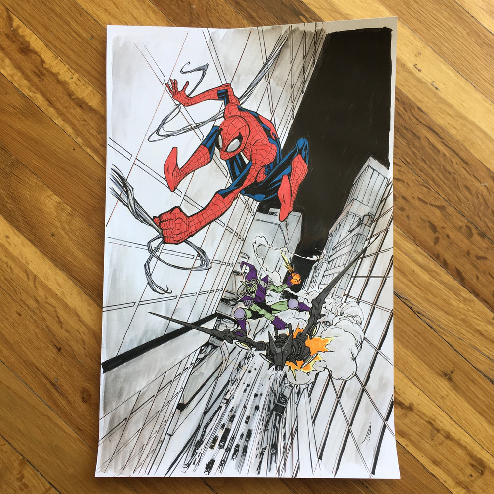 Spider Chase - Original Art